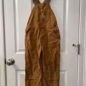 EUC boys size 7 Carhartt overall.
